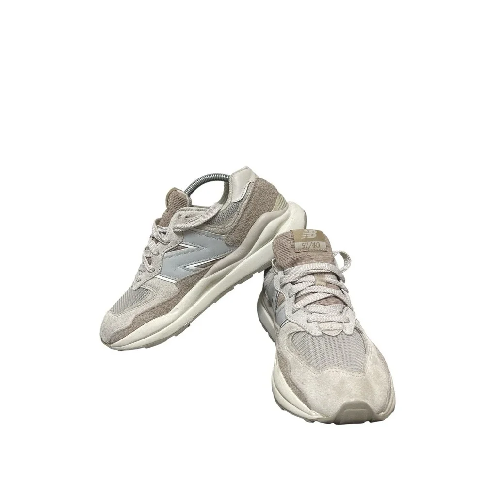 New Balance 57/40 Sneakers Womens 8.5 Moonbeam Rain Cloud Suede Mesh W5740SGB